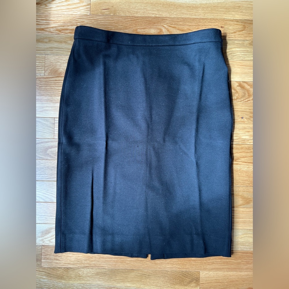 J. Crew Black Pencil Skirt